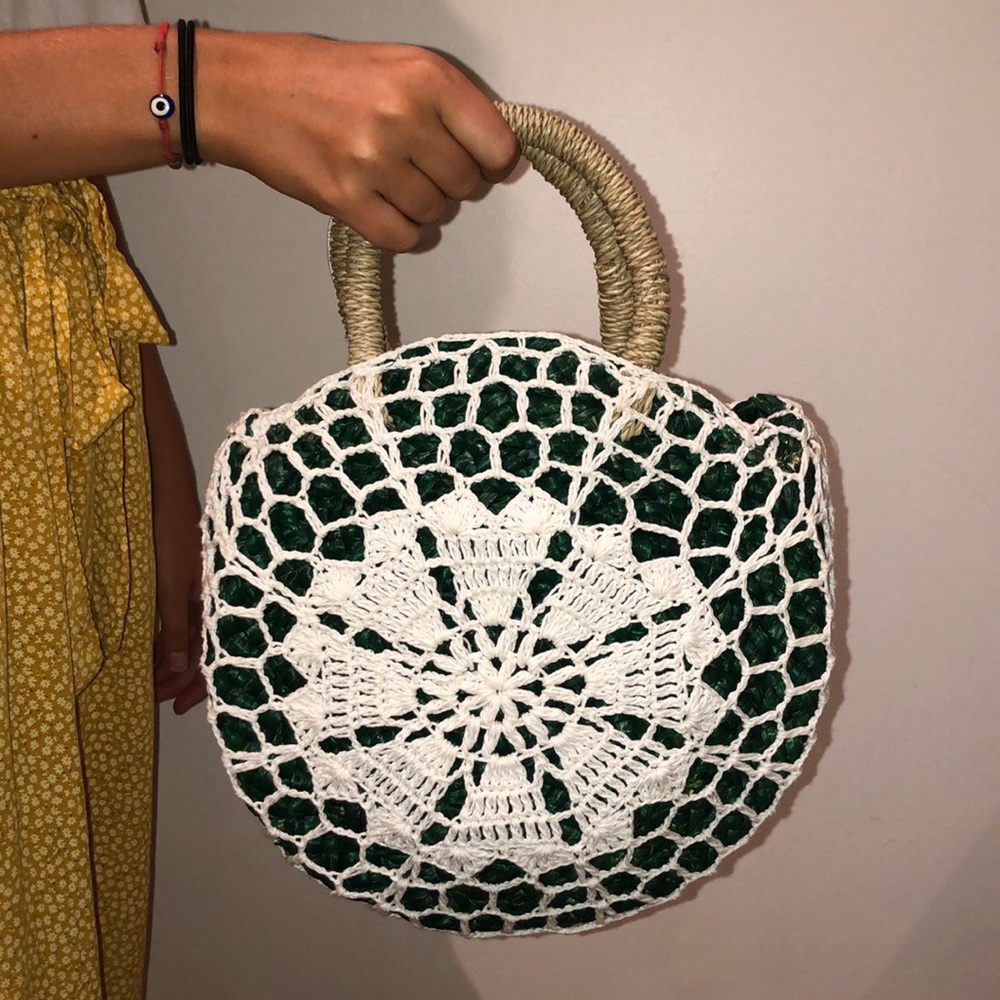Woven Green Bag